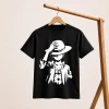 One Piece T-Shirt, Luffy T-Shirt, Minimal Luffy Shirt, Monkey D. Luffy Graphic Tee, One Piece Anime T-Shirt, Black Anime T-Shirt